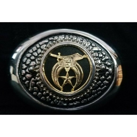 Vintage Other - Vintage Shriners Masonic Belt Buckle -Sword & Phar
